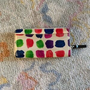 Kate Spade Multicolor Polka Dot Wallet